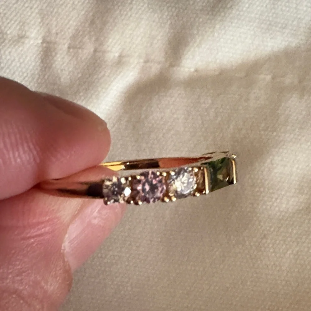 14k Gold plated Ring size 6 Olive & Piper - Picture 3 of 5